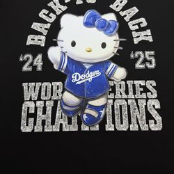 Dodgers hello kitty shirt