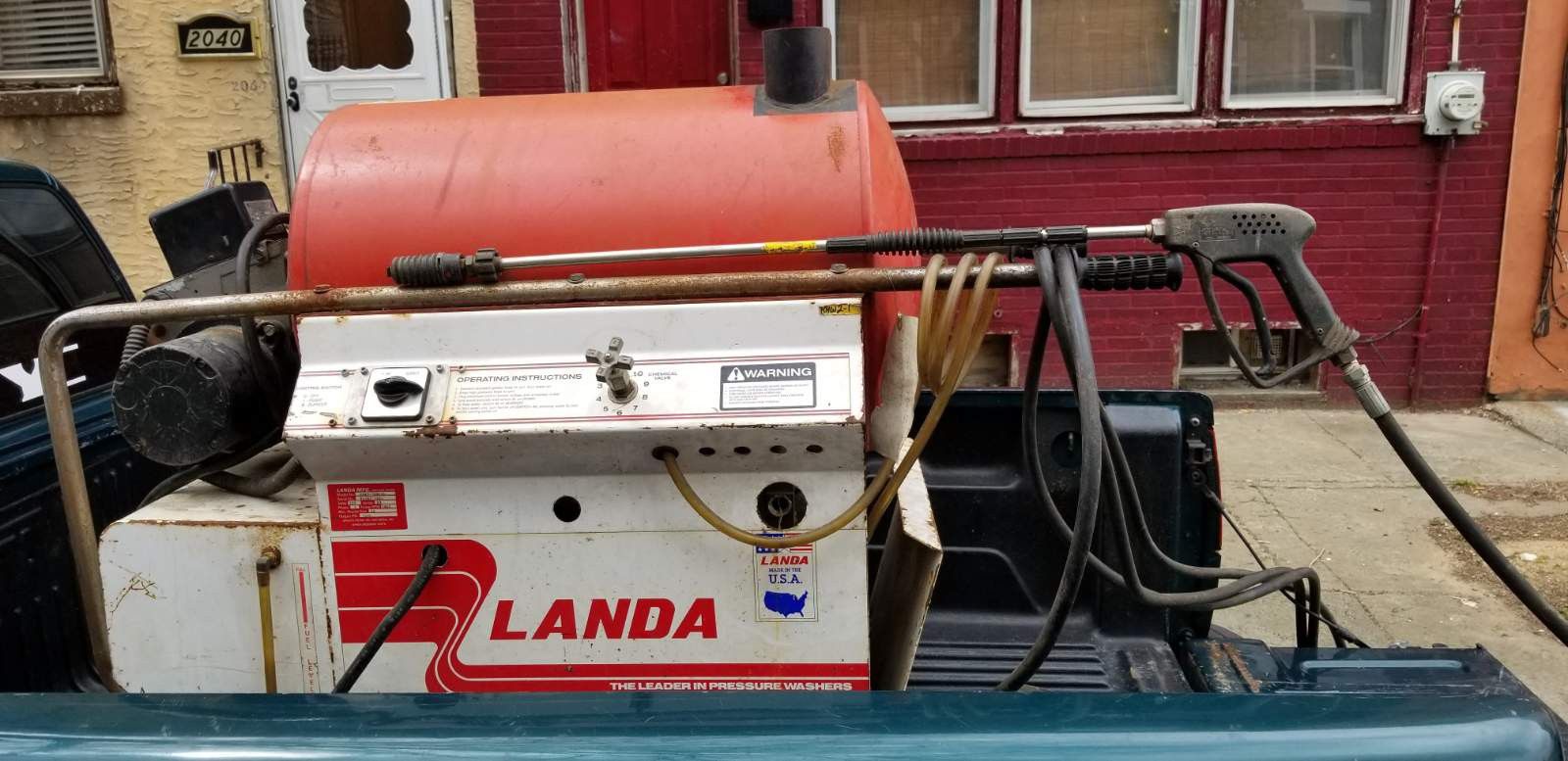 Landa Hot water pressure washer