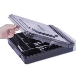 Organizador de cubiertos con tapa – Nuevo (Open Box) 🍴