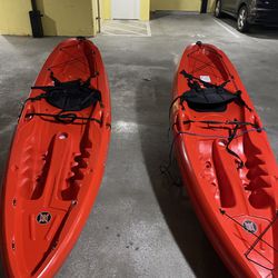 2 Perception Tribe Kayaks