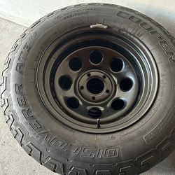 17”inch rims and tires for sale four tires taken off 2012  jeep wrangler