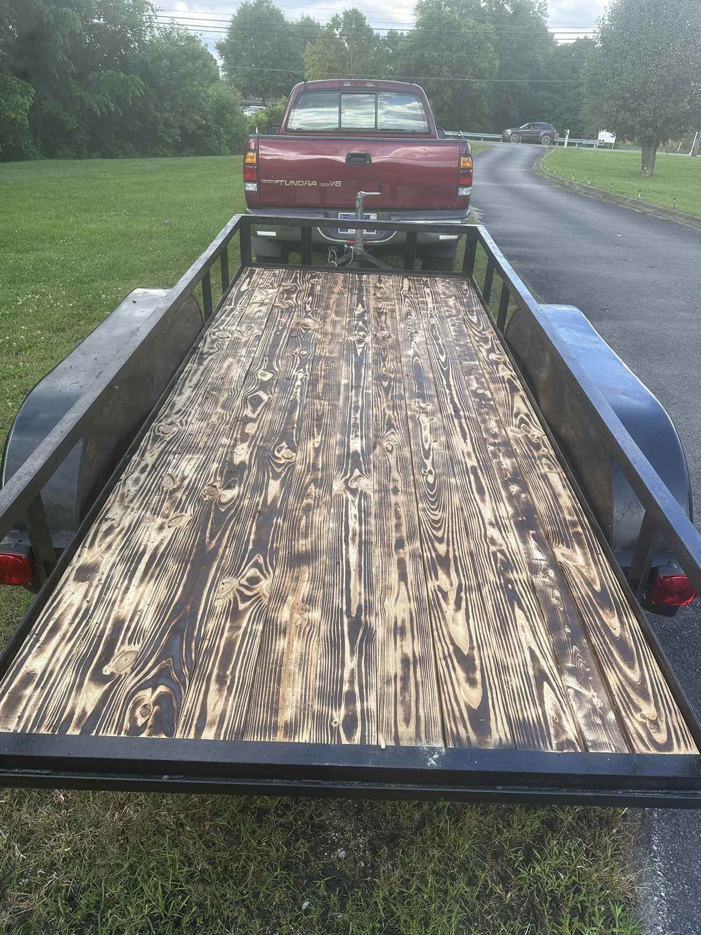 6x12 double axel trailer