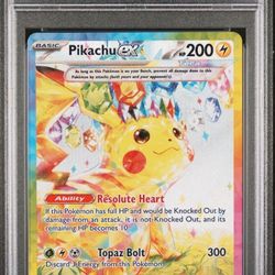Pokemon Pikachu EX SIR PSA 10