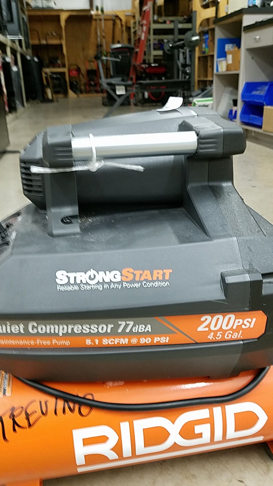 Ridgid compressor 200psi