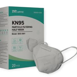 KN95 DR.Wayne PARTICLE FILTERING HALF Disposable Fabric Respiratory Protection 