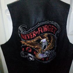 Leather Vest Size Large