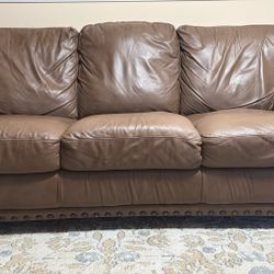 Raymour & Flanigan -  Leather Sofa 