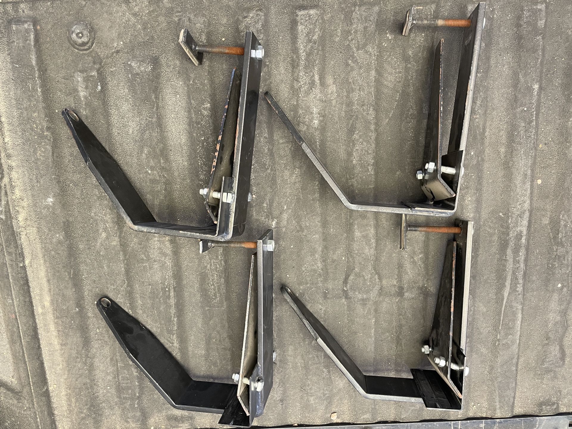 Slide In Camper Tie-Downs - No Drill Bed Mount - Qty 4