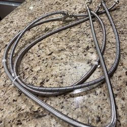 Braided Stainless Steam Dryer Hose And Y Fitting