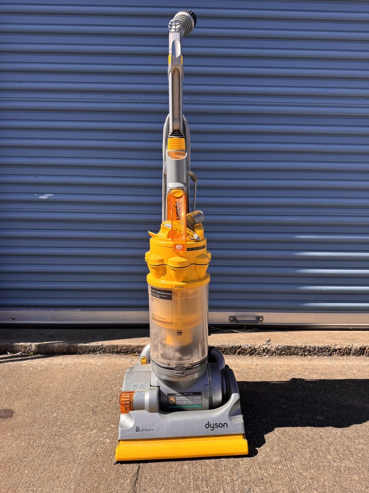 Dyson DC14 Telescope Reach “All Floors” upright vacuum