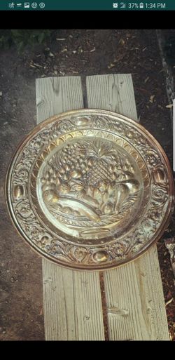 Vintage made in England fruit hanging tray