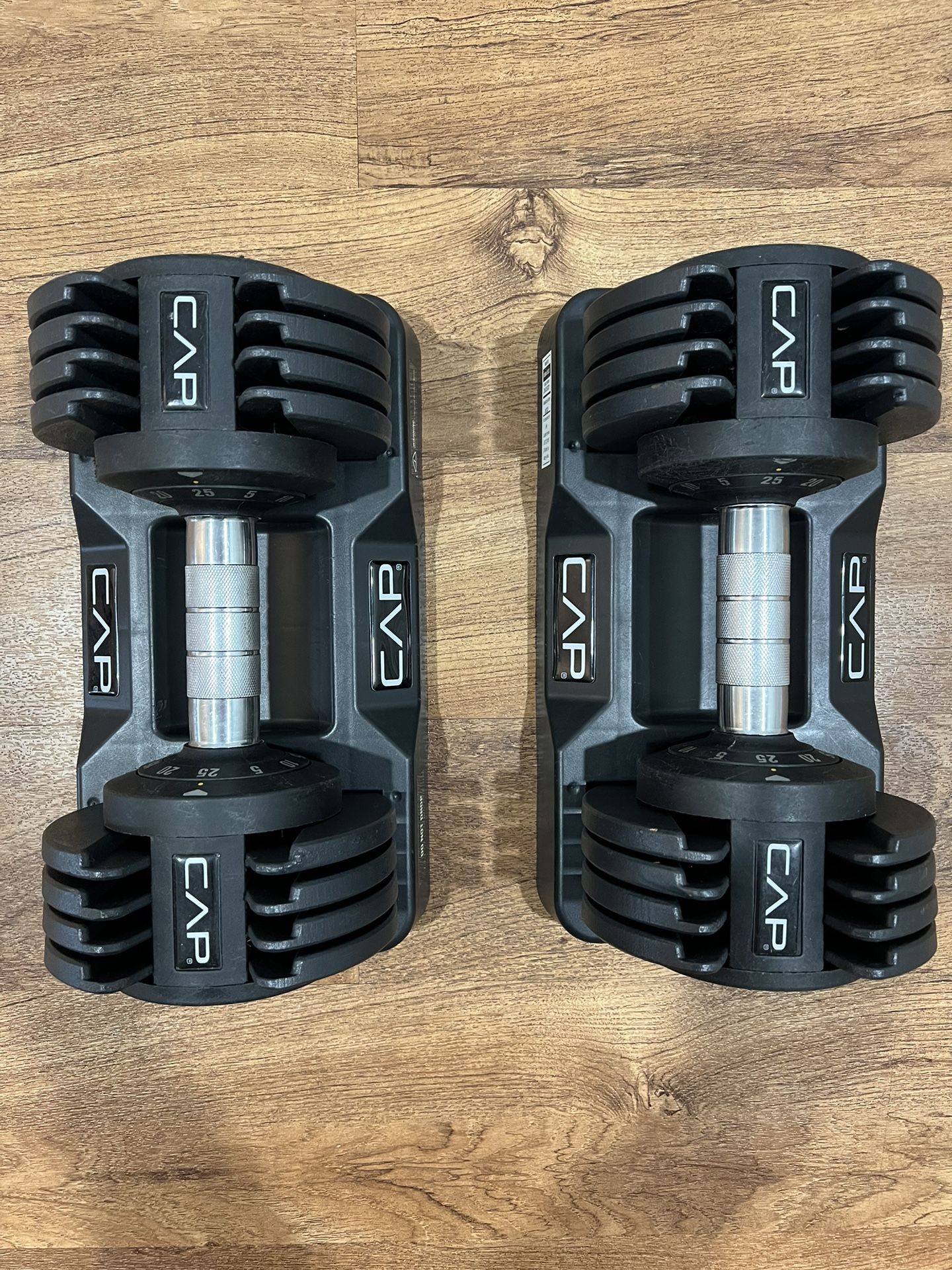 25 Lb Adjustable Dumbbell Pair