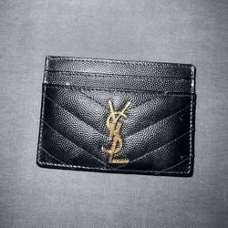 Saint Laurent Cassandre Matelasse Cardholder Wallet