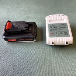 2 Pack-Replace for Black and Decker 20v Lithium Battery