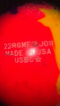 2 Bowling Balls One It’s Gem The Other Ebonite