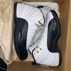 Air Jordan 12 Retro ( White/Black Taxis