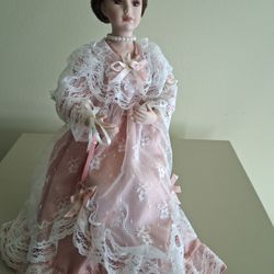 Heritage Signature Collection Rosey Porcelain Doll