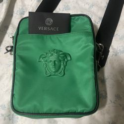 Versace La Medusa Nylon crossbody