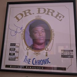 Autographed Dr Dre The Chronic 2nd Press Guaranteed Authentic 