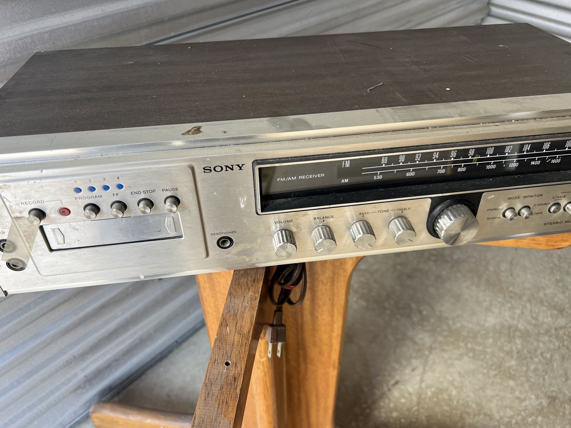 Vintage: Sony Stereo Music System HST-79 Cassette Receiver Vintage 1975
