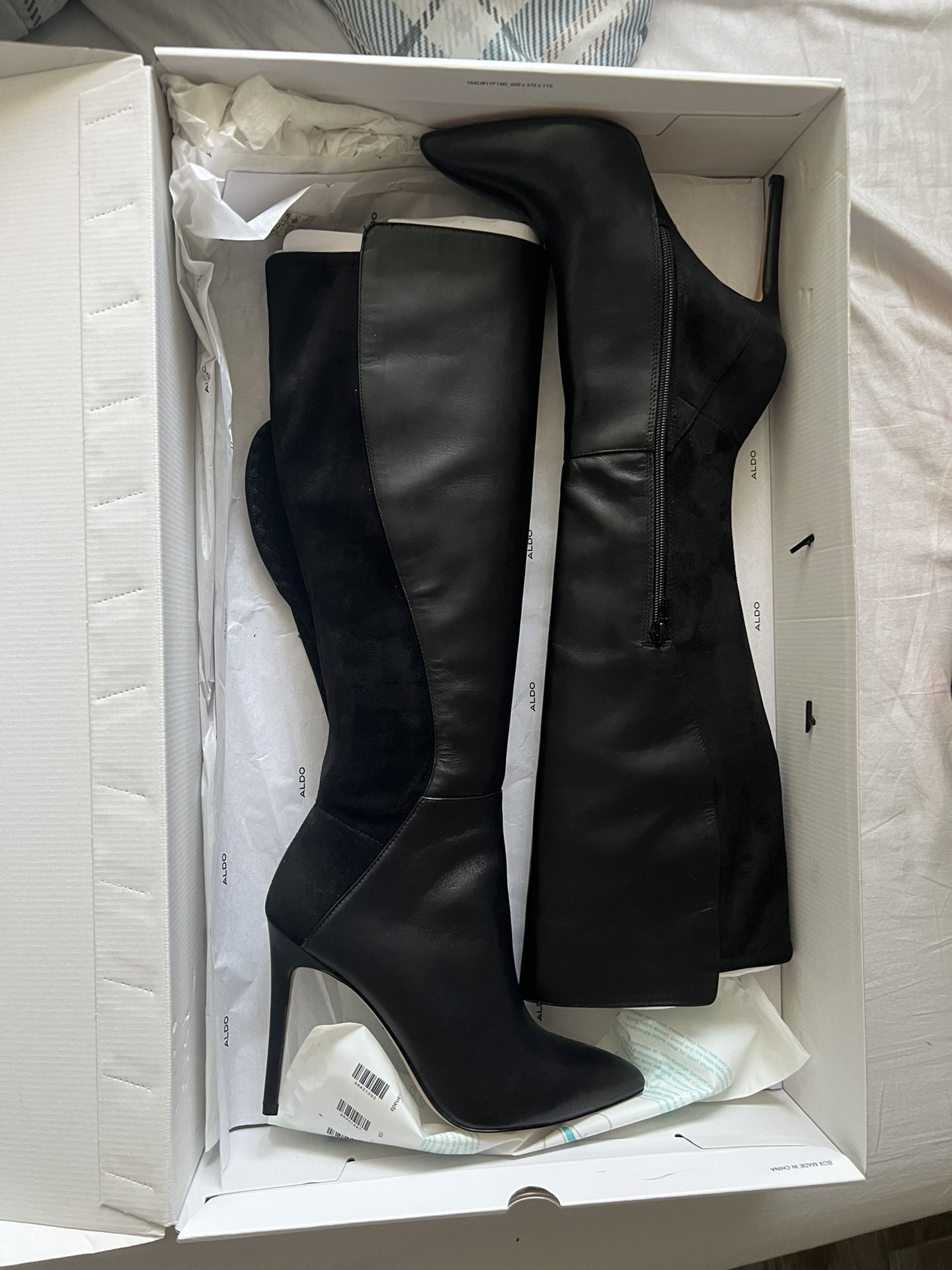 Aldo Knee High Black Boots