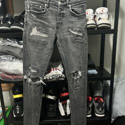 Purple Jeans Size 30 No Tags 