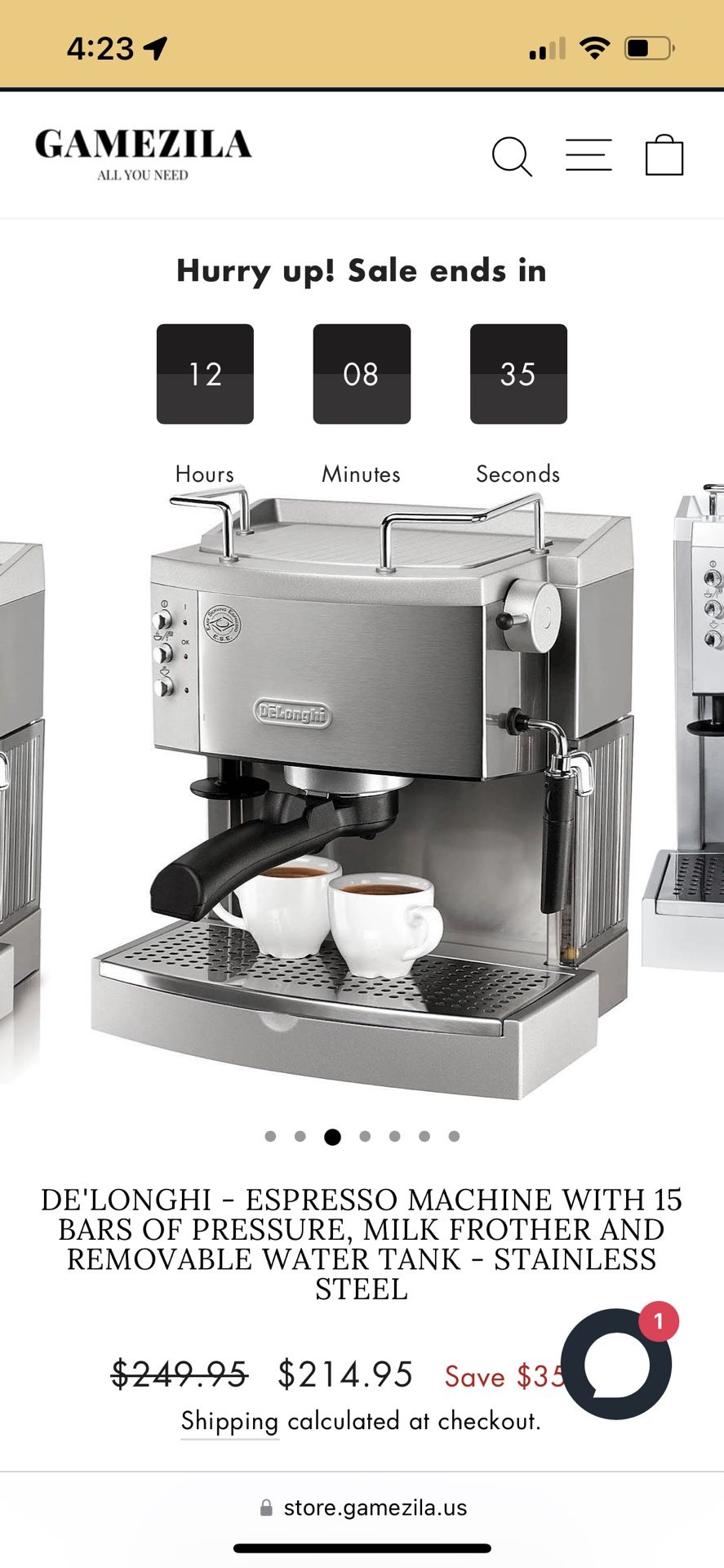 Delonghi Easy Espresso Machine for Sale in Puyallup, WA OfferUp