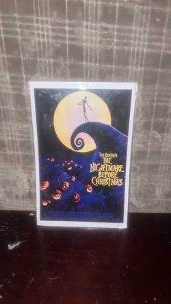 The Nightmare Before Christmas Movie Poster Print