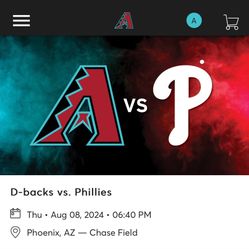 Diamondbacks vs Phillies 08/08