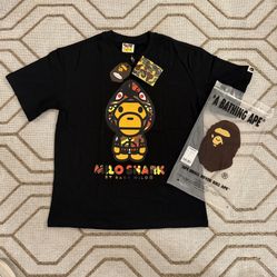 BAPE Baby Milo T-Shirt Black Size M - New With Tags
