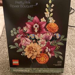 Pretty Pink Flower Bouquet Lego Botanicals