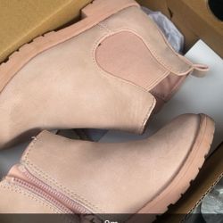 Sugar Pink Boots Size 9m Toddler Girl