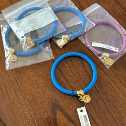 Marc Jacobs Yellow Gold Tone Silicone Bracelets
