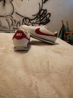 Forest gump Nike Cortez's ,white ,red,and blue, size 6.5 womens