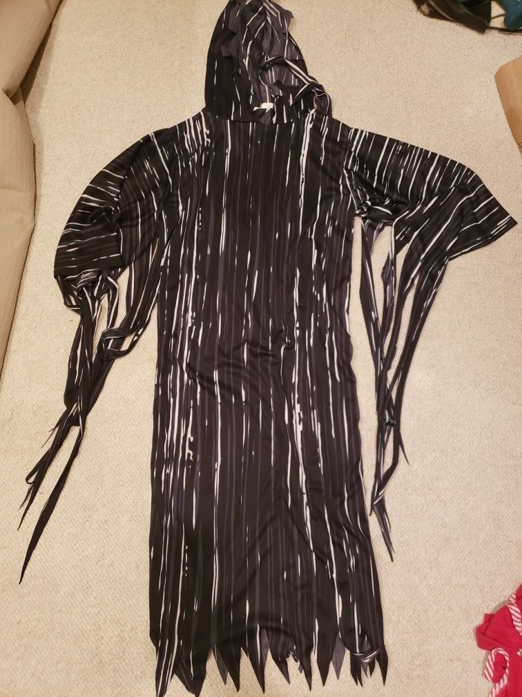 Boys 8/10 Hooded Grim Reaper Costume