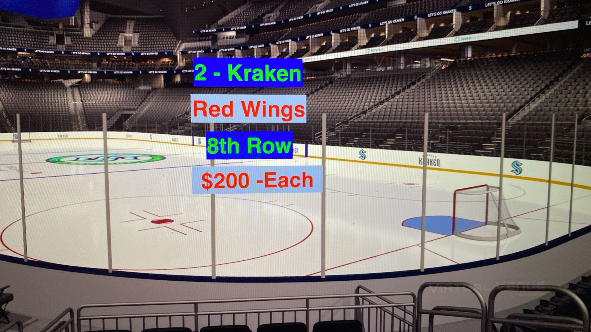 Kraken Red Wings Tickets