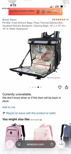 Food Delivery Bag
