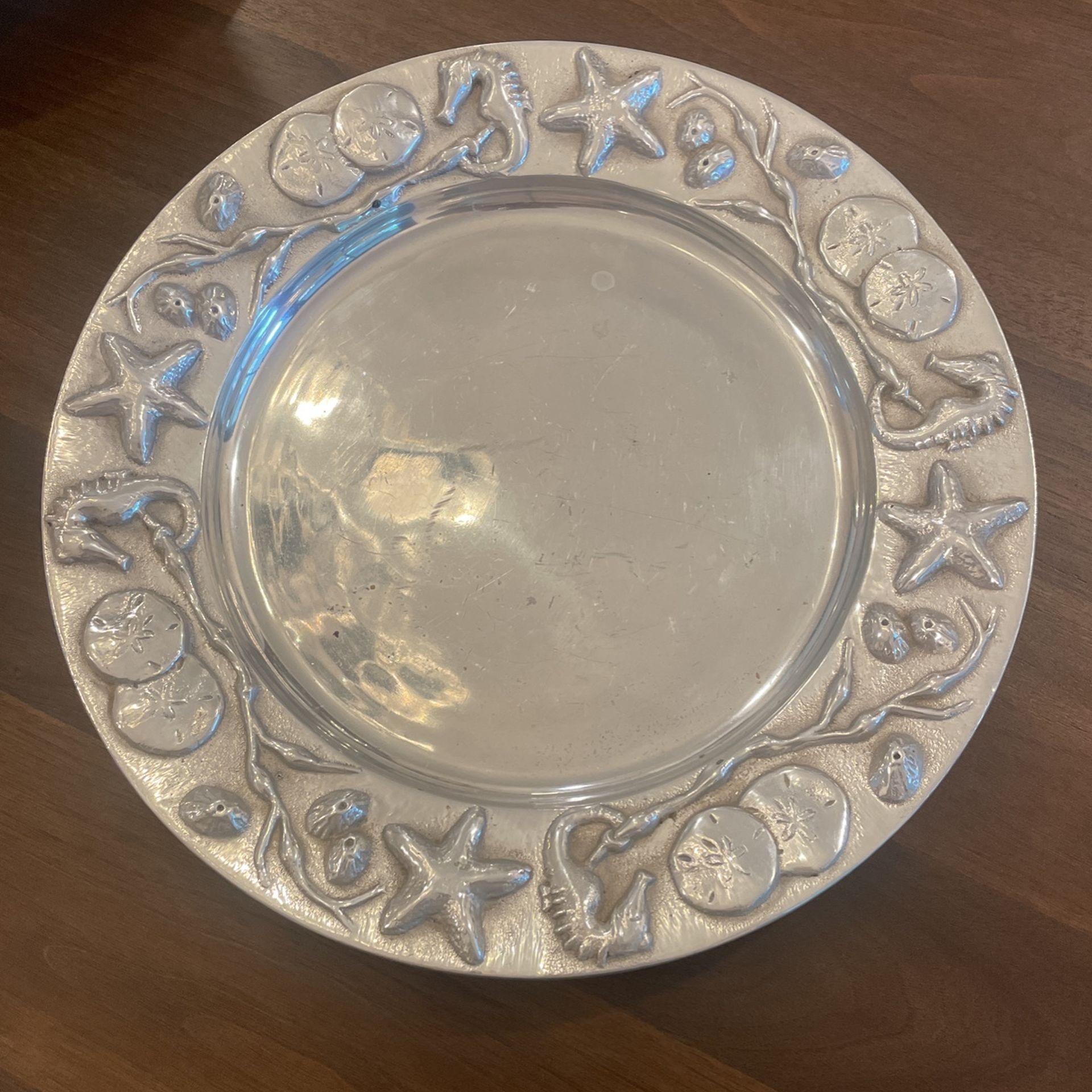 Pewter Platter (mariposa) 