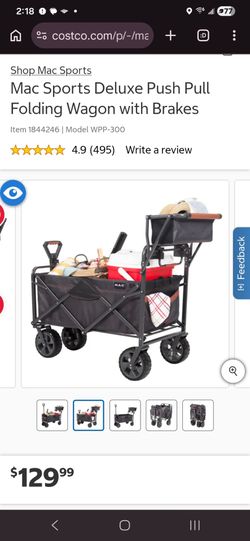 Mac Sports push pull wagon