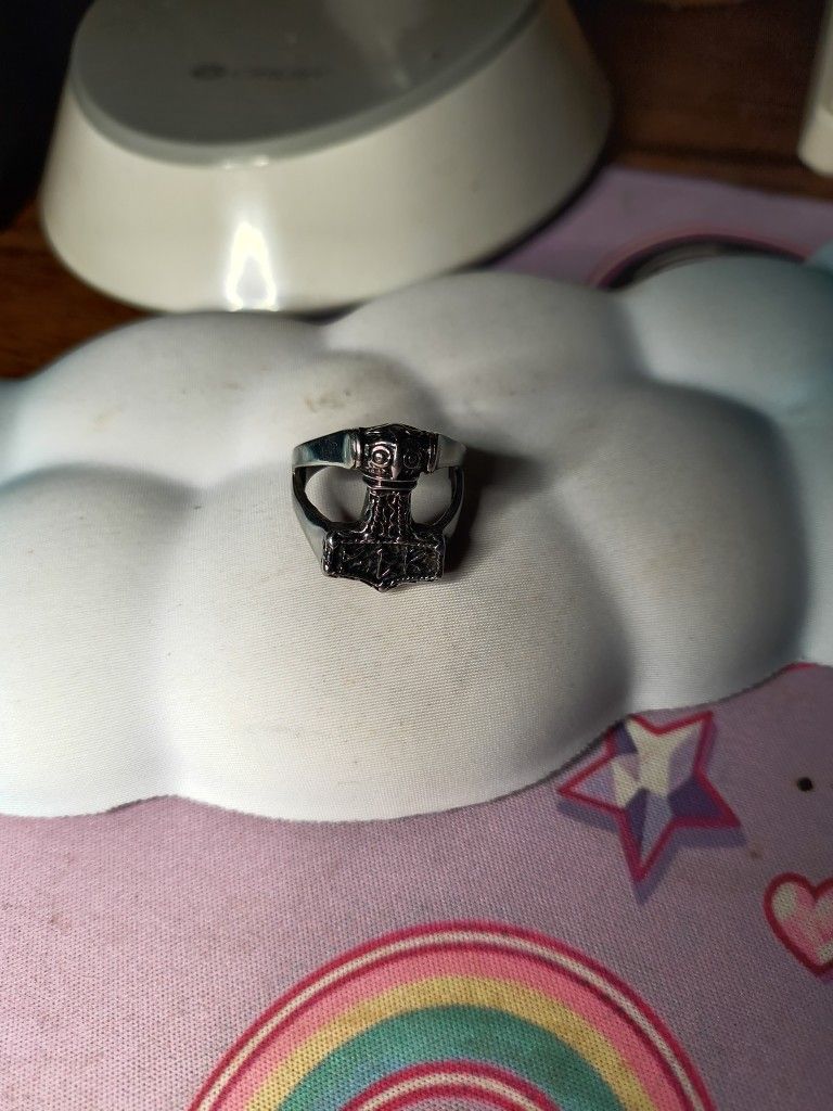 Norse Hammer Ring