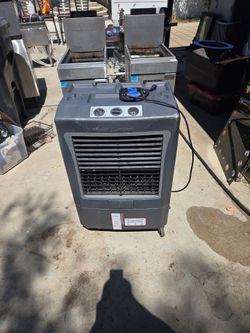 Portable Evaporative Air Cooler on Wheels