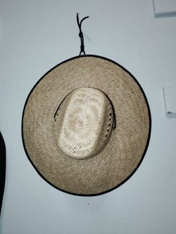 Wide Brim Straw Sun Hat