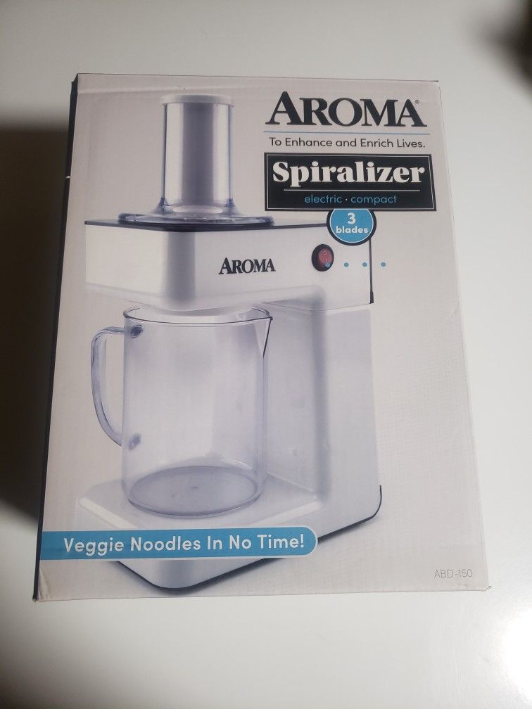 AROMA Electric Spiralizer Veggie Noodle Maker Vegetable Cutter Slicer