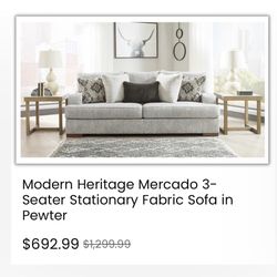 Living Spaces Couch & Loveseat