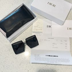Dior Oversized Sunglasses – Authentic + Receipt