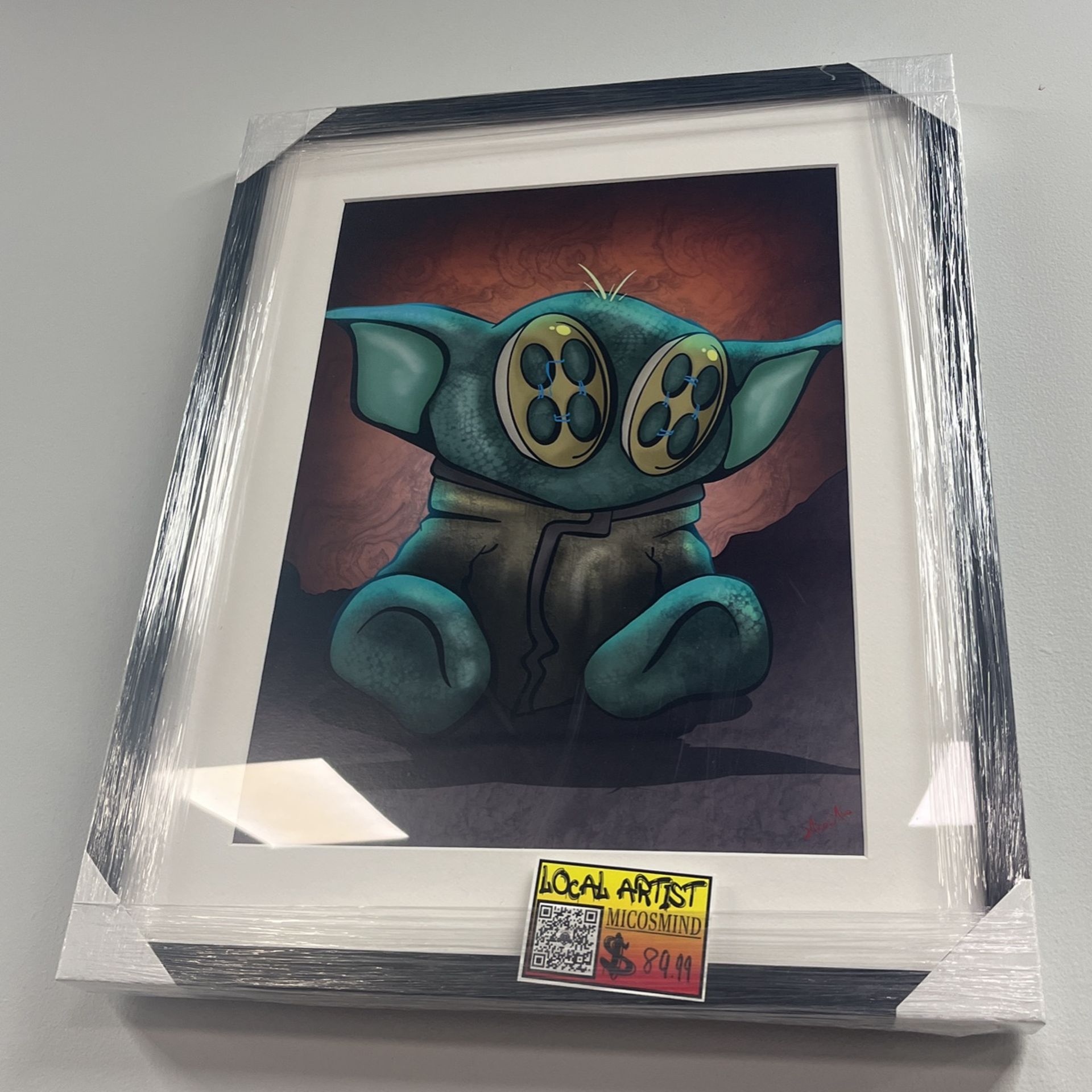 The Child Baby Yoda Wall Art By Micos Mind