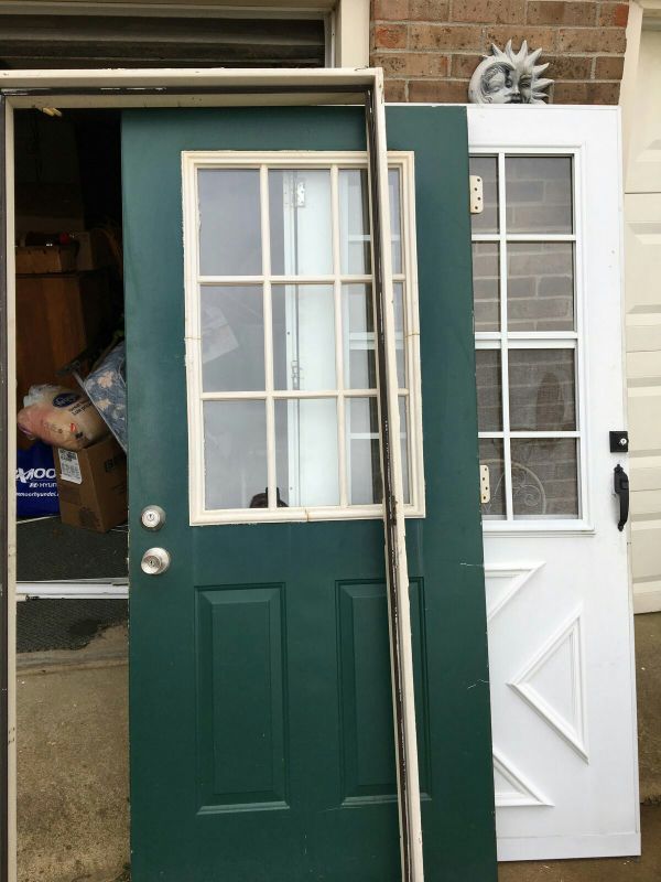 Rear door storm door frame hardware 36x79 for Sale in Bardstown, KY