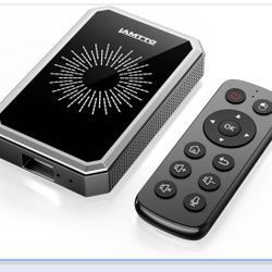 4-in-1 Wireless CarPlay Android Auto Adapter with App Download and Remote Contro