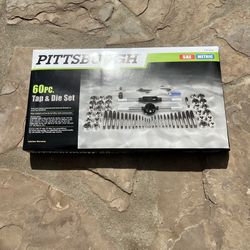 Pittsburgh 60 Piece Tap & Die Set New 