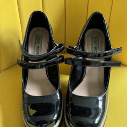 Steve Madden Patent Platform Heel